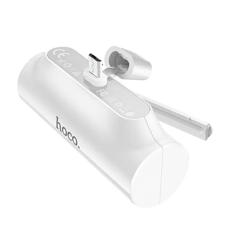 Внешний аккумулятор Hoco 4000mAh DB16 Straight with Micro USB holder - фото 4