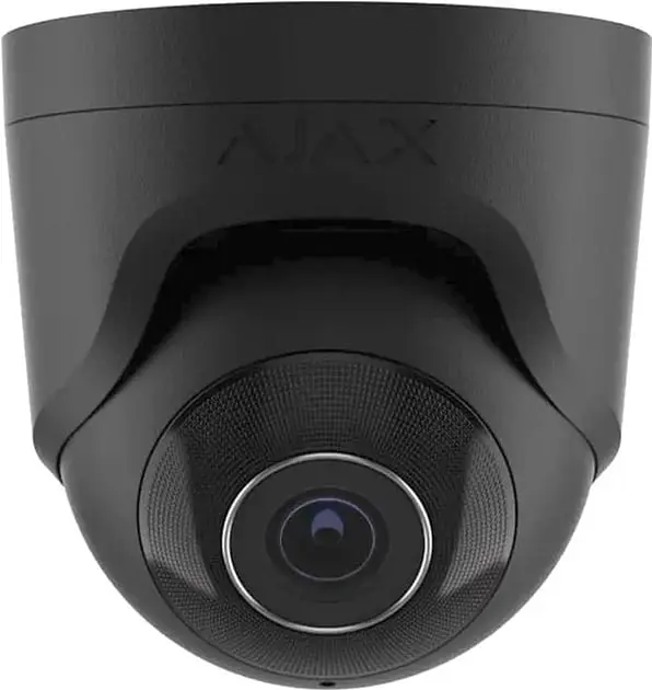IP-Камера дротова TurretCam, 8мп, 4мм, Poe, True WDR, IP 65, ІЧ 35м, аудіо, кут огляду 75°до 85 Ajax teh0016048 - фото 2
