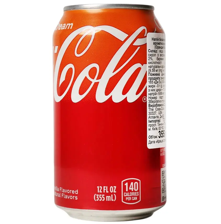 Напиток Coca-Cola Orange Cream газированный 0.355 л - фото 3