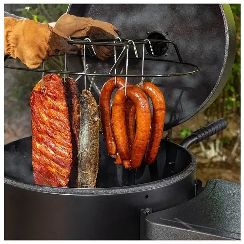 Вугільний смокер Pit Boss Champion бочкова форма коптильня-гриль (10806) - фото 12