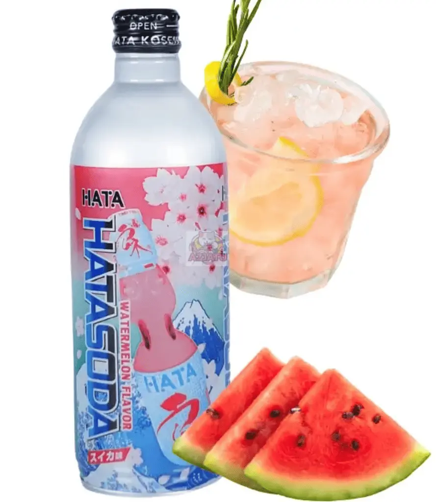 Газований напій Hata Soda Ramune Watermelon 500мл - фото 2