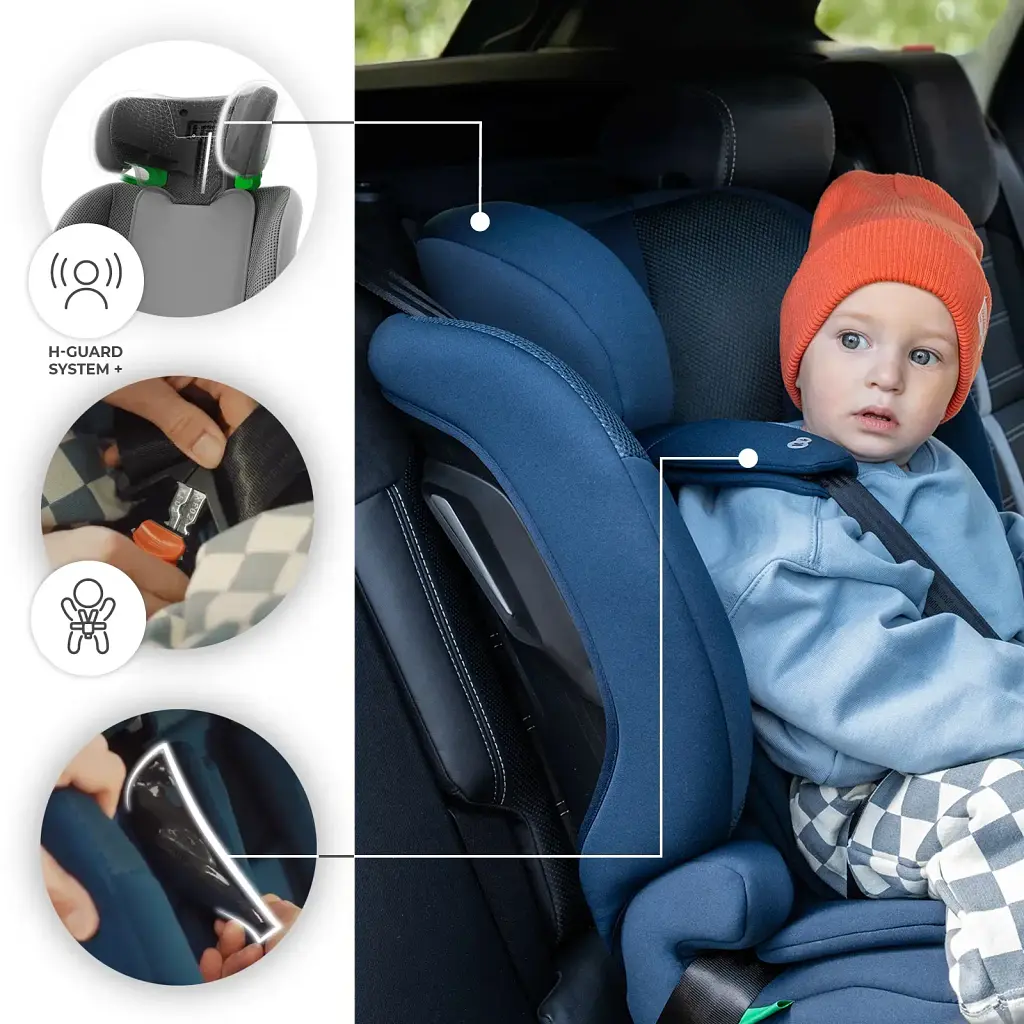 Автокрісло Kinderkraft Comfort Up 2 Plus i-Size Grey (KCCOUP02GRYPL00) - фото 12