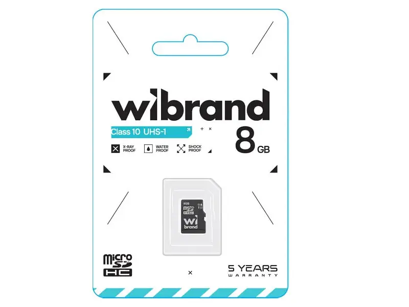 Карта пам'яті Wibrand microSD Class 10 8 GB (WICDHC10/8GB) - фото 2