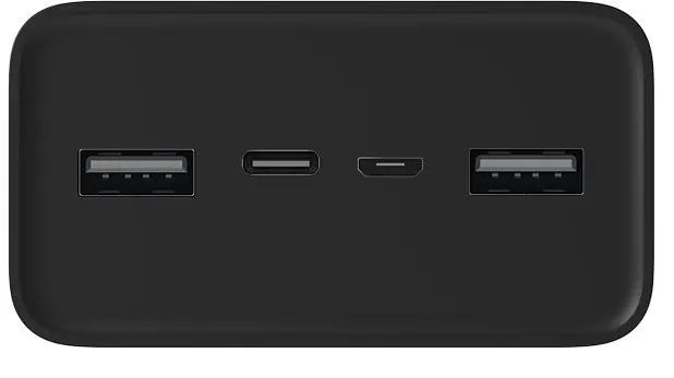 Зовнішній акумулятор Xiaomi 30000mAh 18W (BHR9126GL) чорний - фото 2