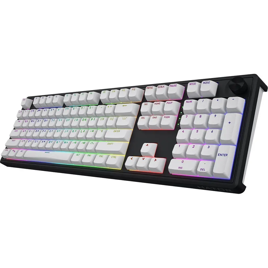 Клавіатура Hator Skyfall 100 Wireless Black/White (HTK3100UA) [158500] - фото 3