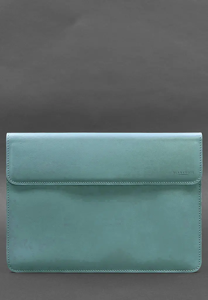 Шкіряний чохол-конверт BlankNote на магнітах для MacBook Pro 16" Бірюзовий - фото 2