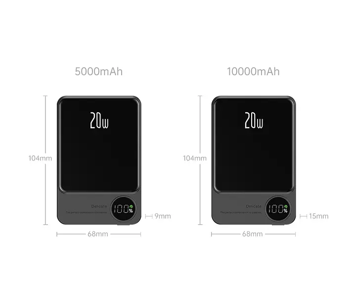 Портативний зарядний пристрій Power Bank Q9 5000 mAh ∙ Бездротовий повербанк з технологією Power Bank Q9 5000 mAh - фото 4