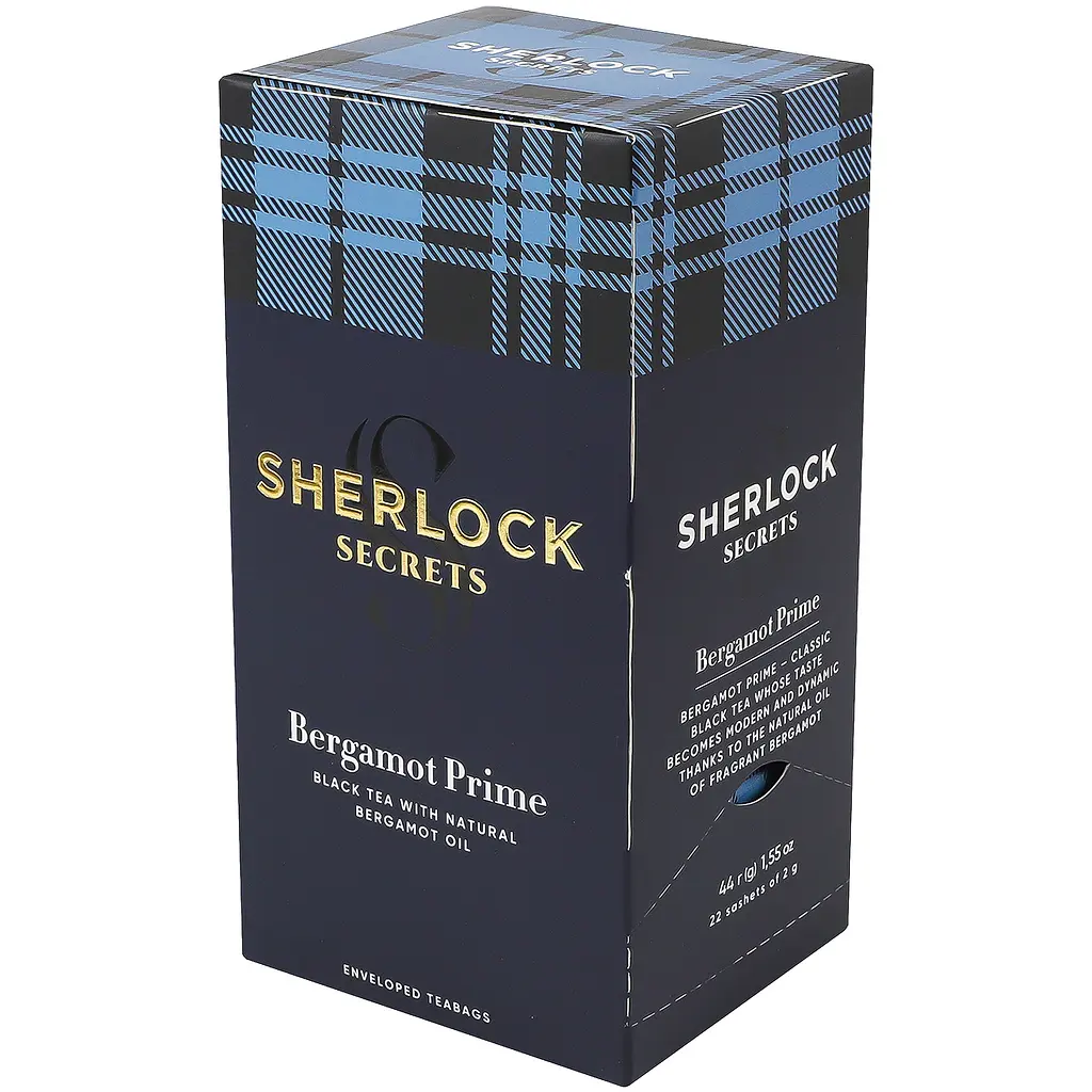 Чай чорний Sherlock Secrets Bergamot Prime 44 г (22 шт x 2 г) - фото 3
