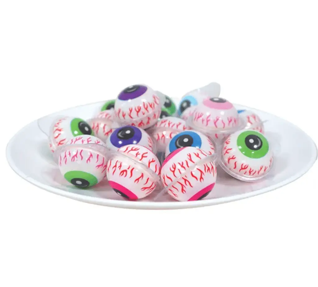 Жувальні цукерки Halloween 3D Eyeballs Gummy Candy with Jam - фото 5