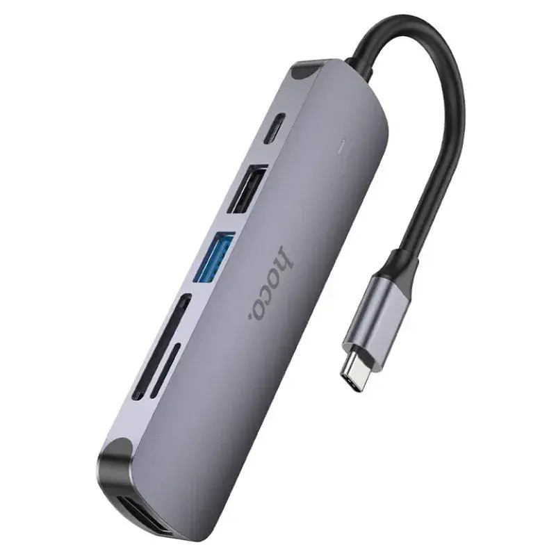 USB HUB HOCO HB28 Type-C 6931474769336 - фото 2