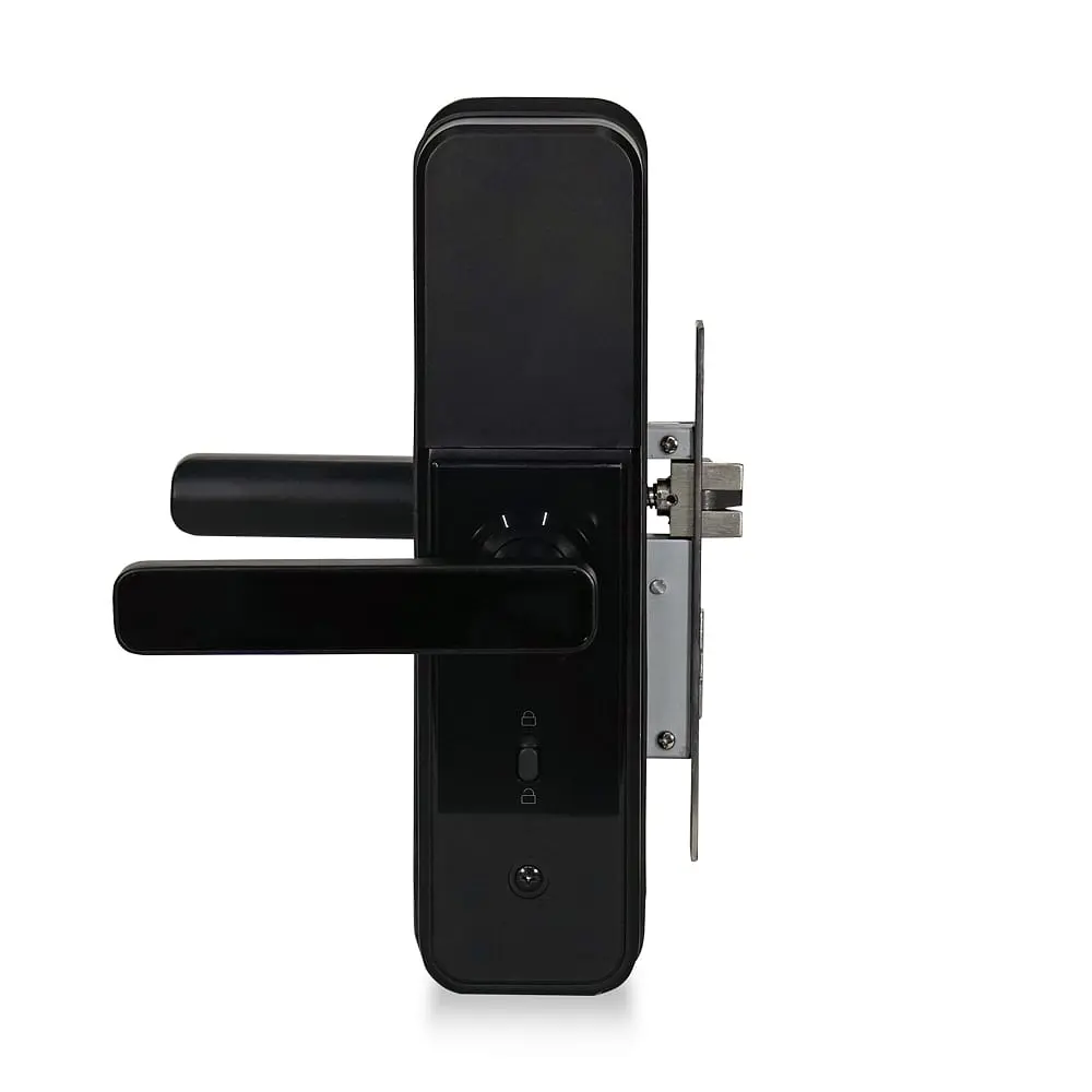 Замок біометричний автономний Trinix TRL-5303BTF Black з Bluetooth, зчитувачем відбитків пальців і карт Mifare (65-00061) - фото 4