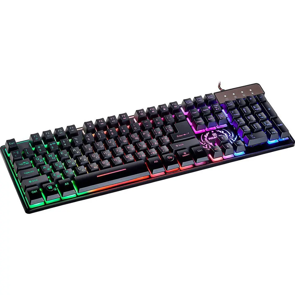 Клавіатура REAL-EL Comfort 7090 Backlit Black (EL123100031) [128767] - фото 4