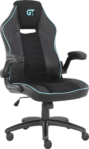Геймерское кресло GT Racer черное с синим (X-2760 Black/Blue) - фото 2