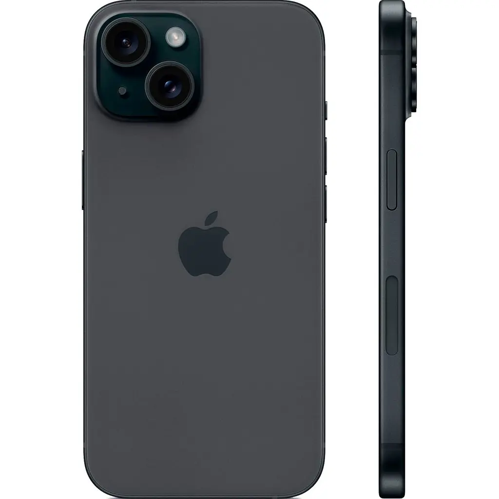 Смартфон Apple iPhone 15 128GB eSIM Black (MTLV3) [102466] - фото 3