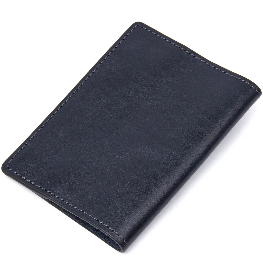Шкіряна обкладинка для документів GRANDE PELLE 10х13,5х0,5 см acs0018504 - фото 2
