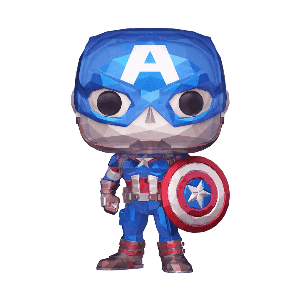 Фігурка Funko Pop Exclusive Фанко Поп Marvel Captain America Марвел Капітан Америка 10 см E M CA 1268 - фото 2
