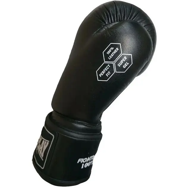 Перчатки боксерские PowerPlay PP 3088 14 унций Black - фото 2