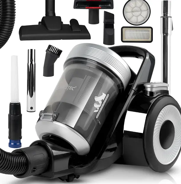 Пилосос безмішковий контейнерний Maltec TURBO CYCLONE PRO-4000W 900 Вт 2 л HEPA-фільтр 12-в-1 - фото 2