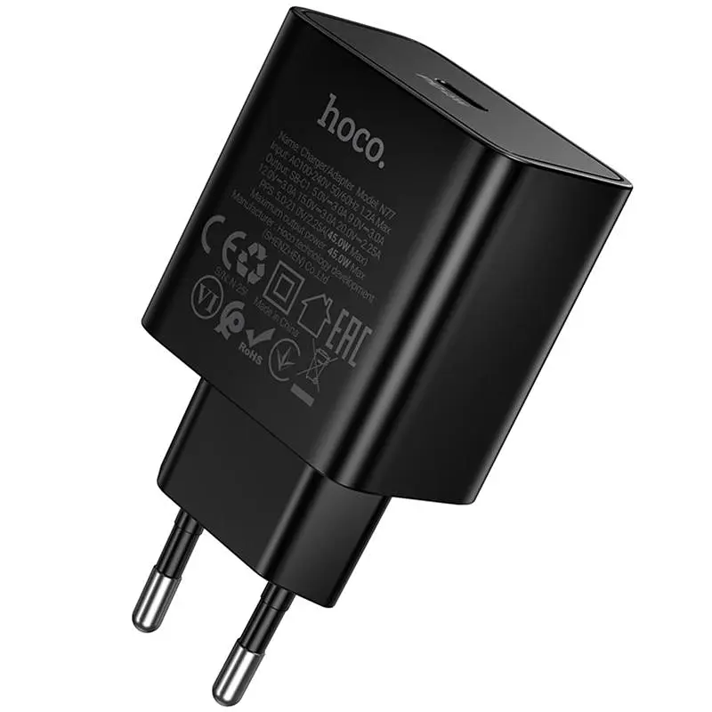 МЗП Hoco N77 Star PD45W (1USB-C) Black - фото 3