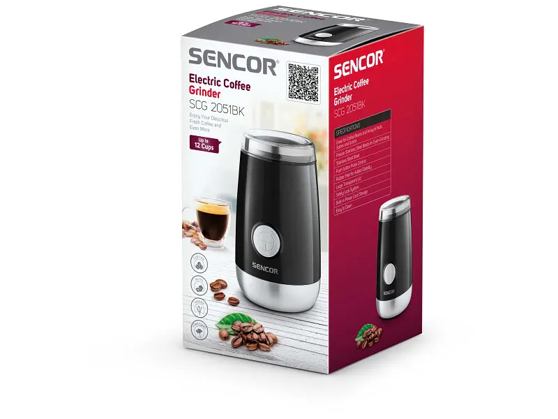 Кавомолка Sencor SCG 2051BK - фото 6