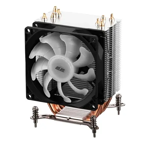 Кулер для процесора Gaming Air Cool AC90D4 ARGB, алюміній, мідні теплові трубки, 1x90 мм ARGB 2E teh0027904 - фото 7