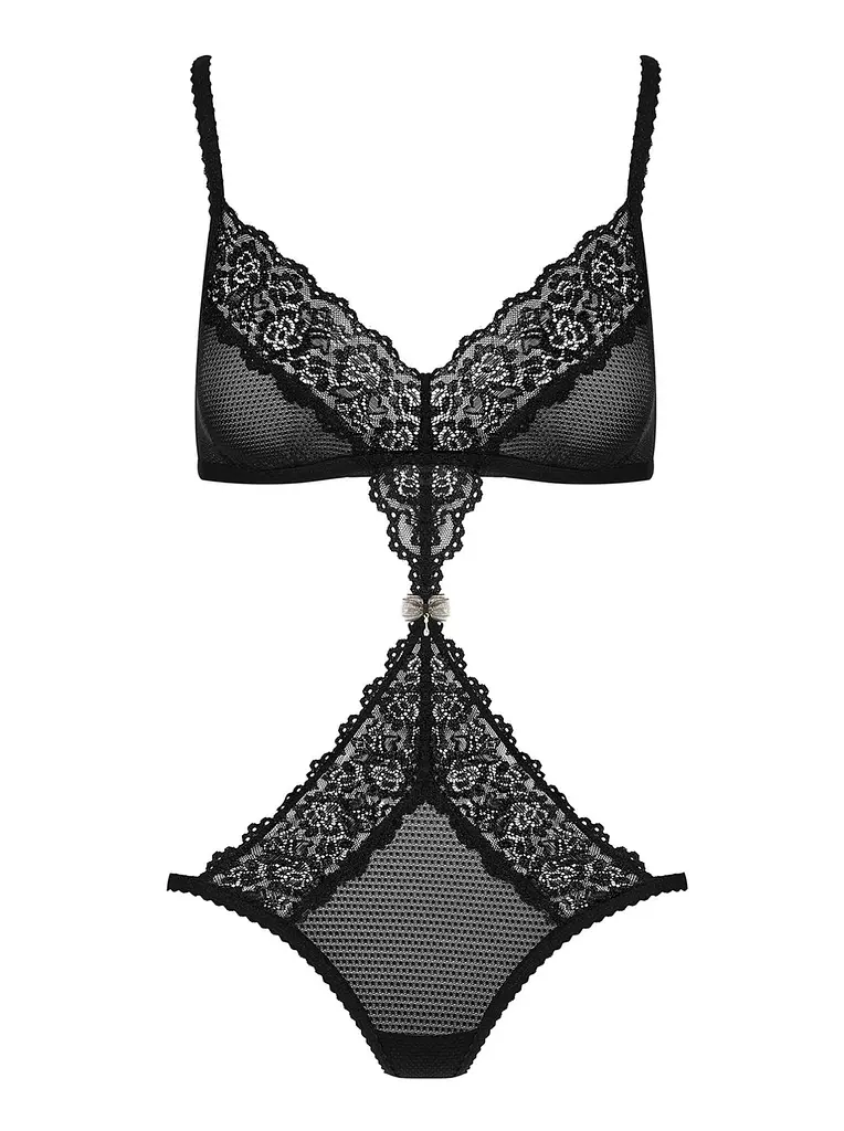 Боді Obsessive 852-TED-1 L/XL чорний - фото 5