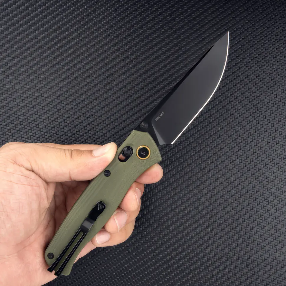 Ніж складаний туристичний SRM Medal 255L-GP2 (8.2 см) 10Cr / G10 зелений - фото 6
