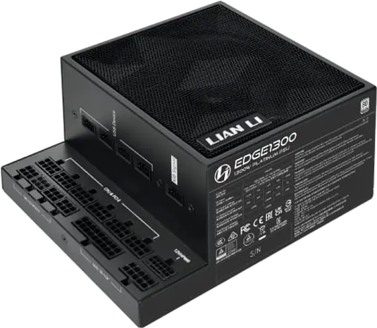 Блок живлення Lian Li Edge 1300W 80+ Platinum Black (G9P.EG1300.BE00.EU) - фото 2