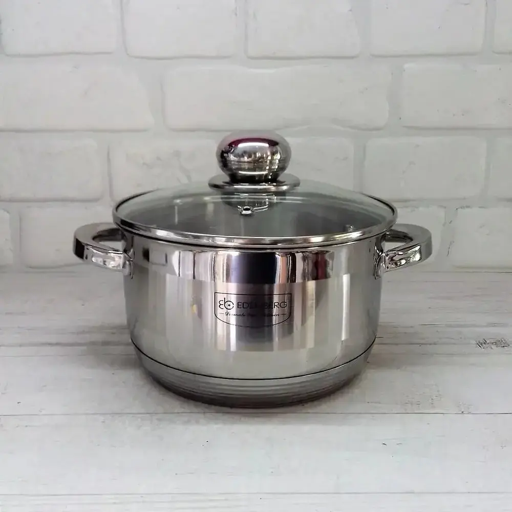 Каструля з кришкою Edenberg EB-3005 нержавіюча сталь 3,0 л 20x11,5 см