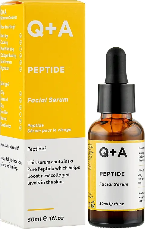 Пептидная сыворотка для лица Q+A Peptide Facial Serum 30 мл - фото 2
