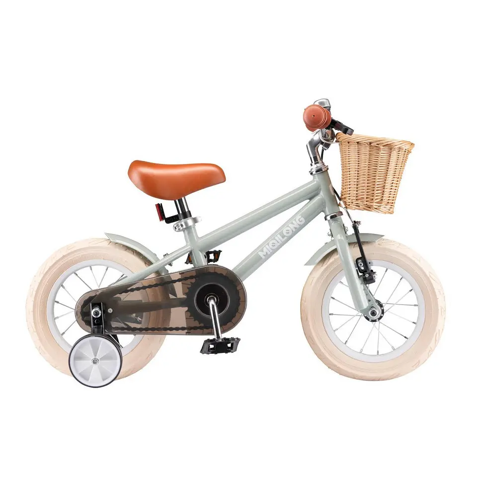 Детский велосипед Miqilong RM ATW-RM12-BEIGE 12" Бежевый - фото 2