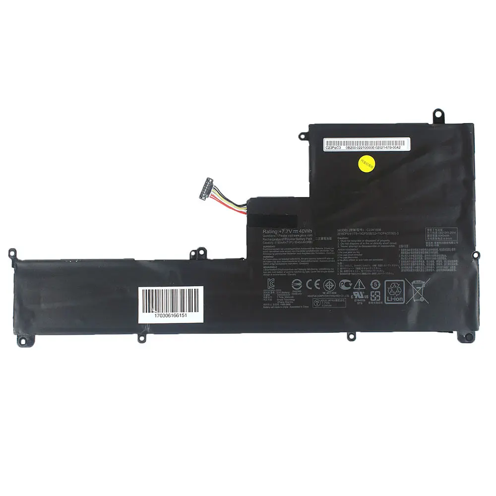Батарея для ноутбука Asus C23N1606 (ZenBook 3 UX390UA) 7.7V 5195mAh 40Wh Чорний - фото 2