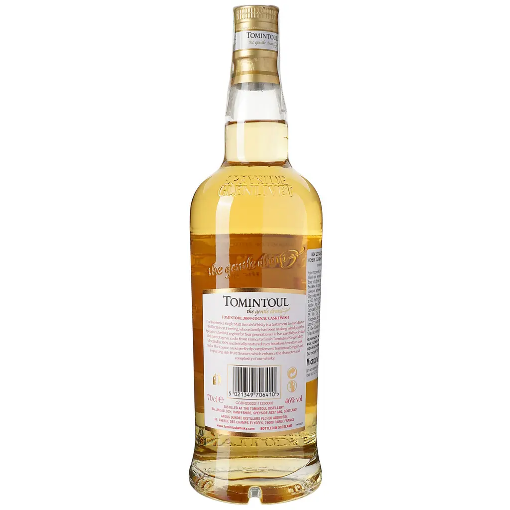 Віскі Tomintoul Cognac Cask Finish 14 yo Single Malt Scotch Whisky 2009 46% 0.7 л в коробці - фото 5