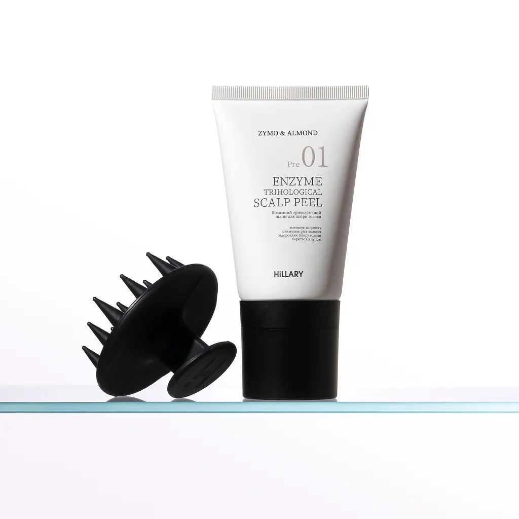 Энзимный пилинг для кожи головы + Набор для жирного типа волос Green Tea Phyto-essential Hillary - фото 3