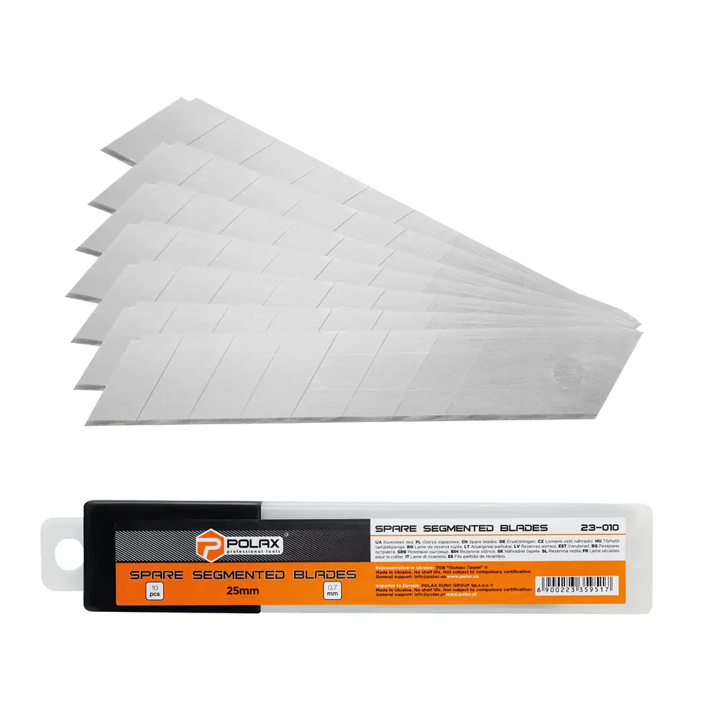 Комплект лез Polax сегментних 18 мм, 10 шт. (23-004) - фото 2