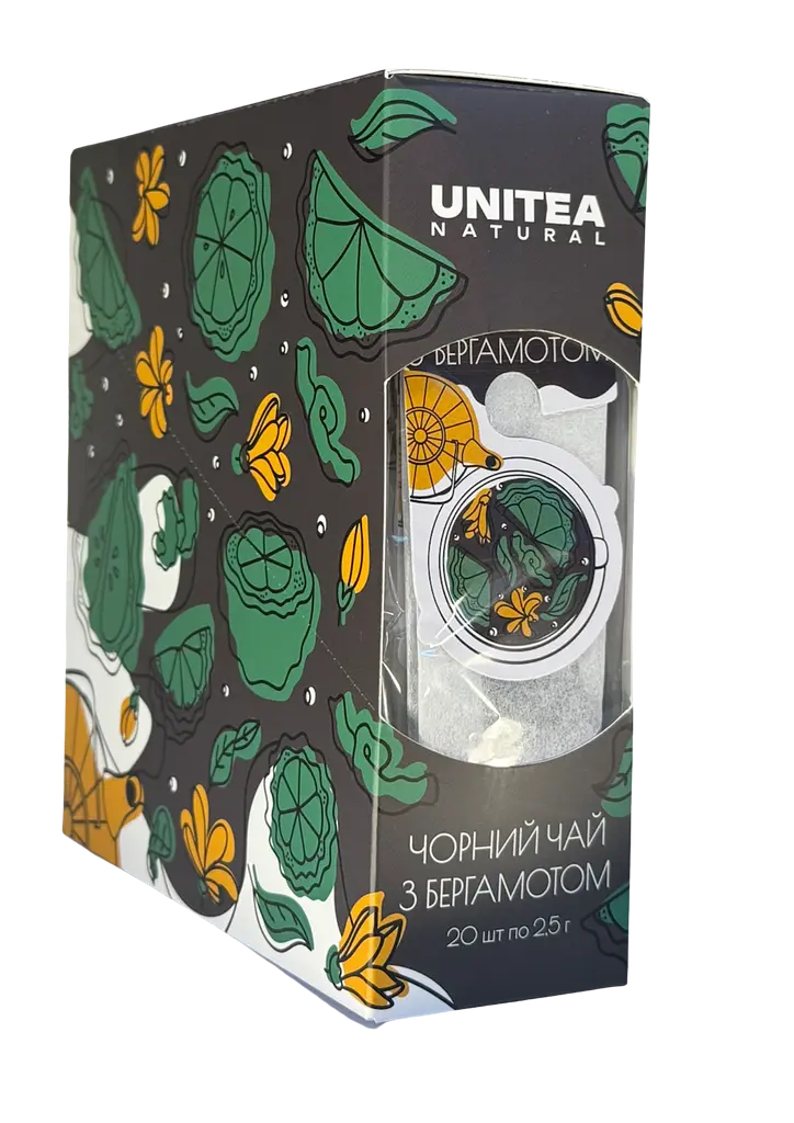 Чай UNITEA Чорний з бергамотом (Earl Gray)