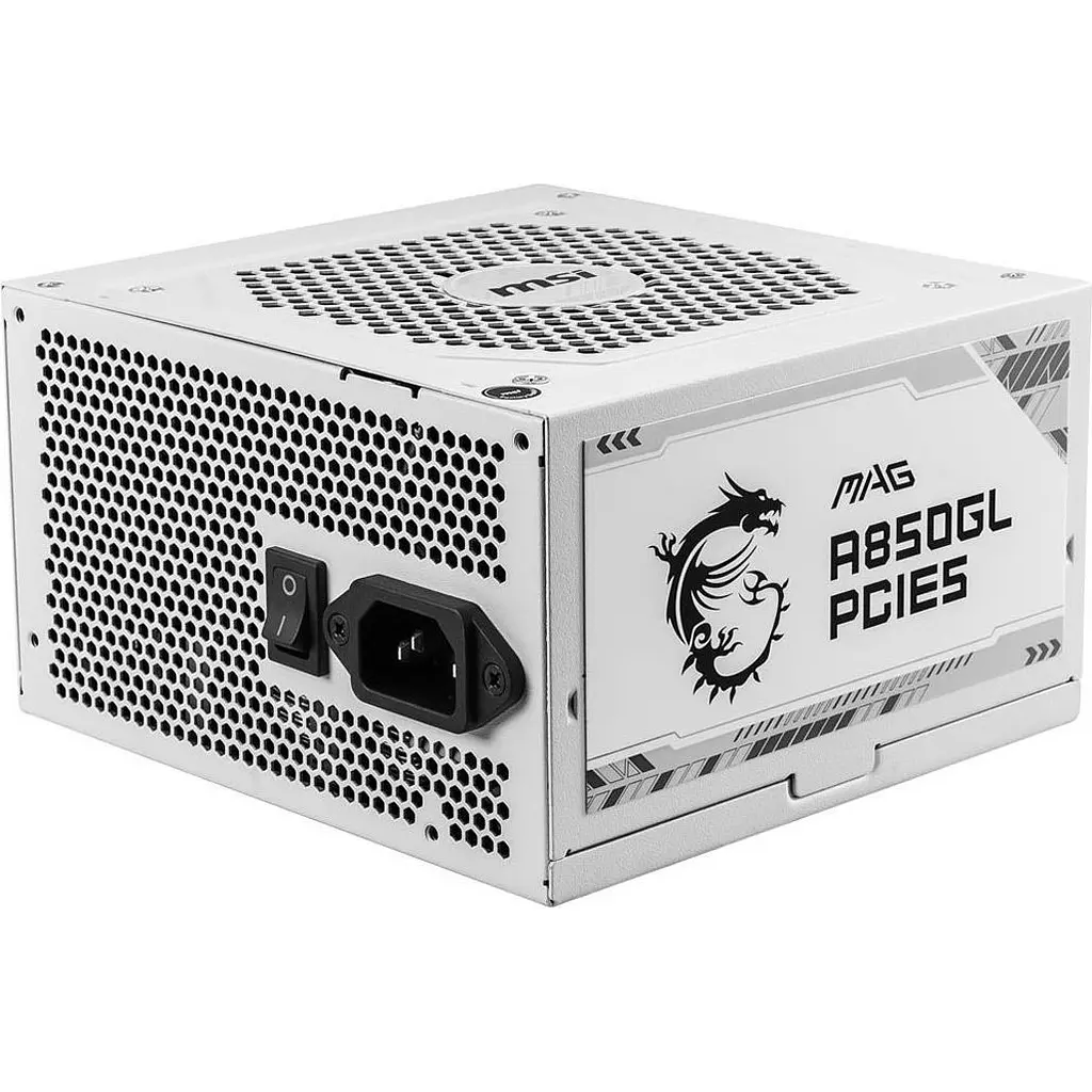 Блок живлення MSI MAG A850GL 850W PCIE5 White [176487] - фото 6