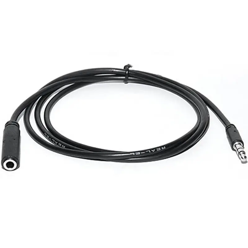 Аудіо-кабель REAL-EL Audio Pro 3.5 мм - 3.5 мм (M/F), 1 м, чорний (EL123500041) - фото 3