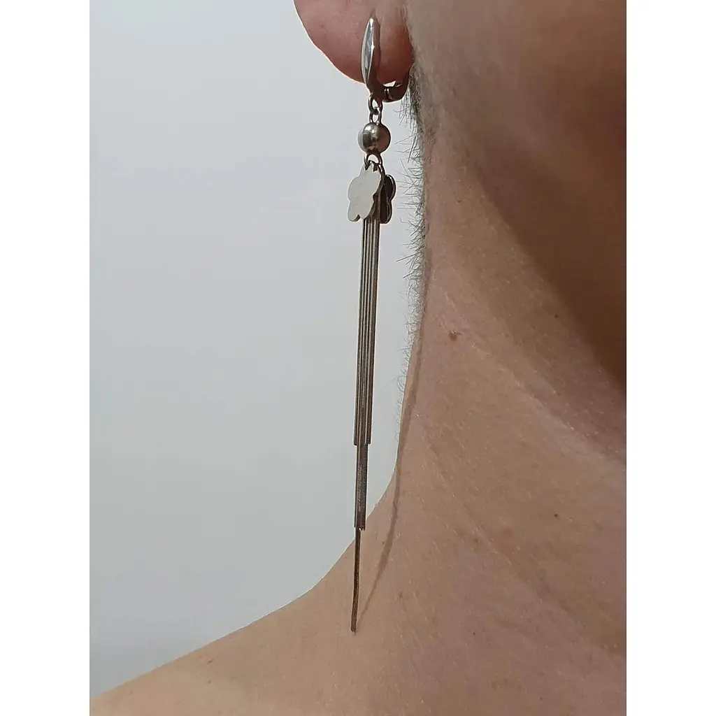 Срібні сережки-підвіски TOP Silver. 520527 - фото 2