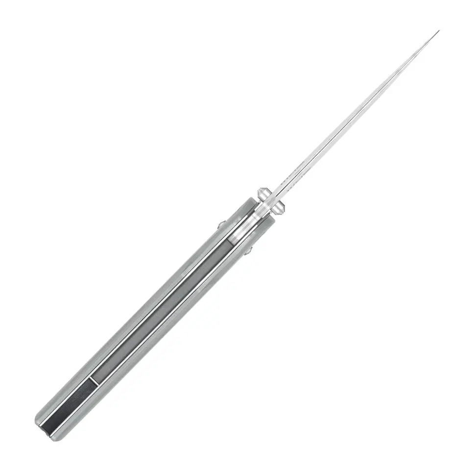 Ніж складаний туристичний SRM Terrier 258L-GK2 (9.3 см) 140Cr / G10 сірий - фото 6