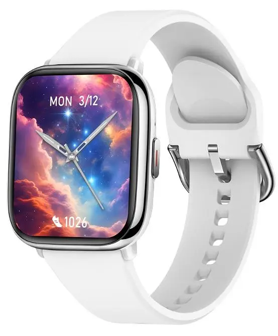 Смарт-годинник Gelius GP-SW014 (Amazwatch GTi) Crystal White - фото 8