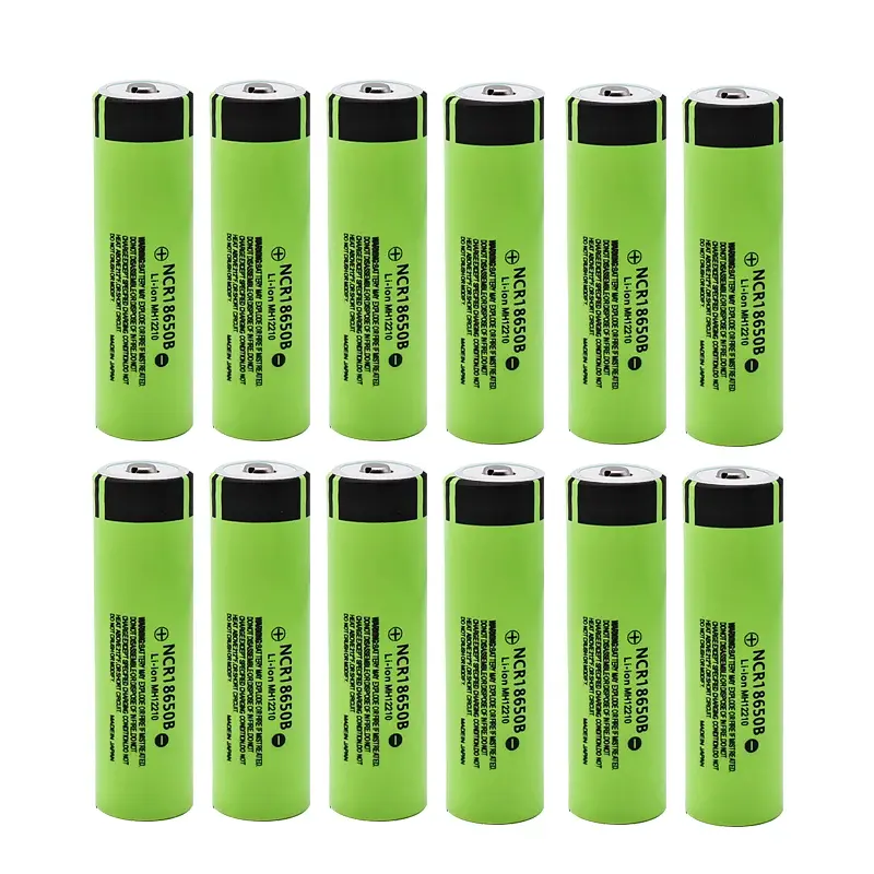 Защищенный Li-Ion аккумулятор Panasonic NCR18650B 3400 mAh (Зеленый) - фото 8