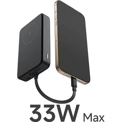 Батарея універсальна Xiaomi 10000mAh 33W Magnetic Integrated Cable grey (BHR9823GL) - фото 6