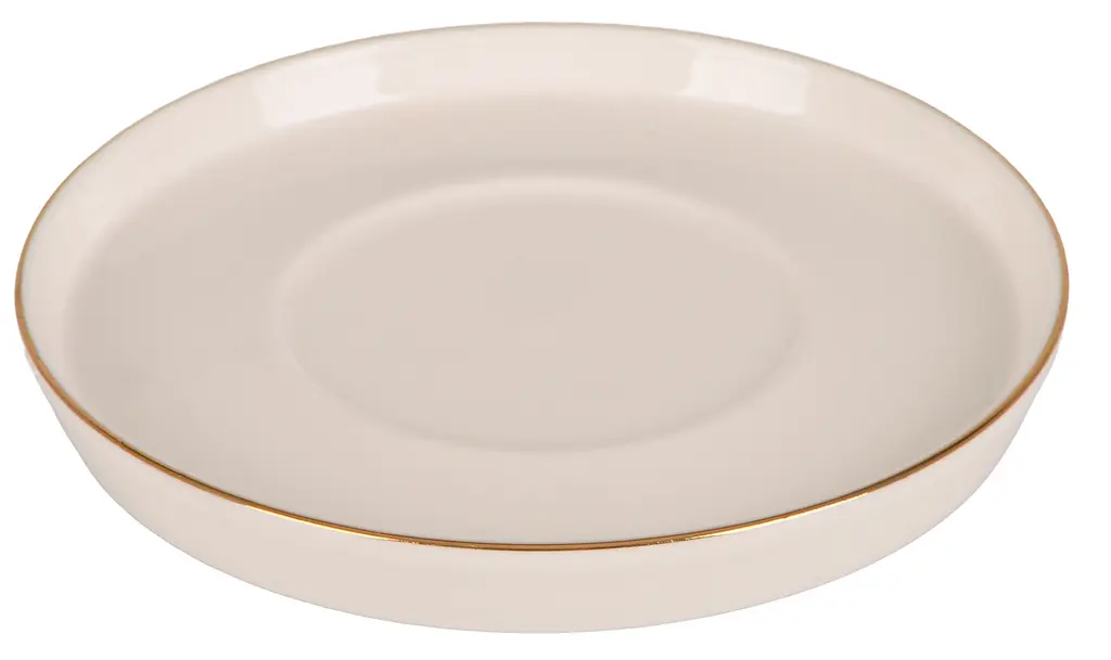 Чашка Limited Edition Aria Gold с блюдцем 250 мл бежевая (TRSC-GM2522-Y250CS) - фото 5
