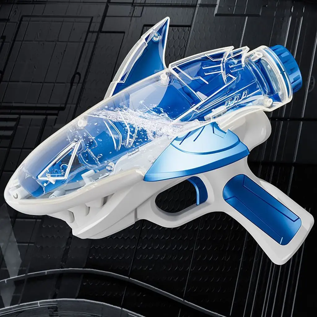 Водяний автомат DK Shark Water Gun 185-68 Blue [138760] - фото 3