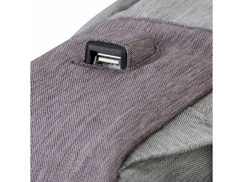 Рюкзак для ноутбука RIVACASE 7562 grey/mocha anti-theft 15.6 - фото 3
