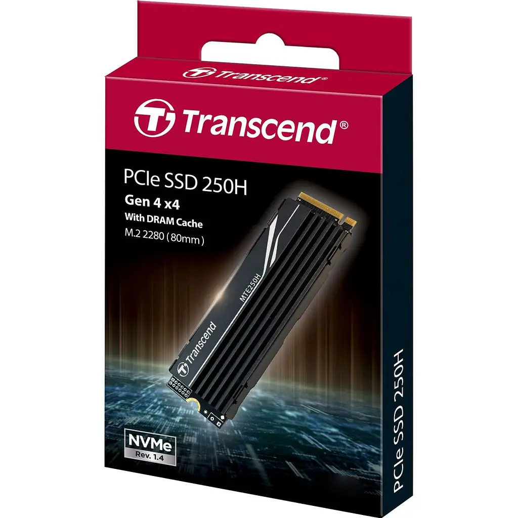 Накопичувач SSD Transcend m.2 NVMe 1Tb PCIe 4.0 (MTE250H) 960 1024 (TS1TMTE250H) - фото 3
