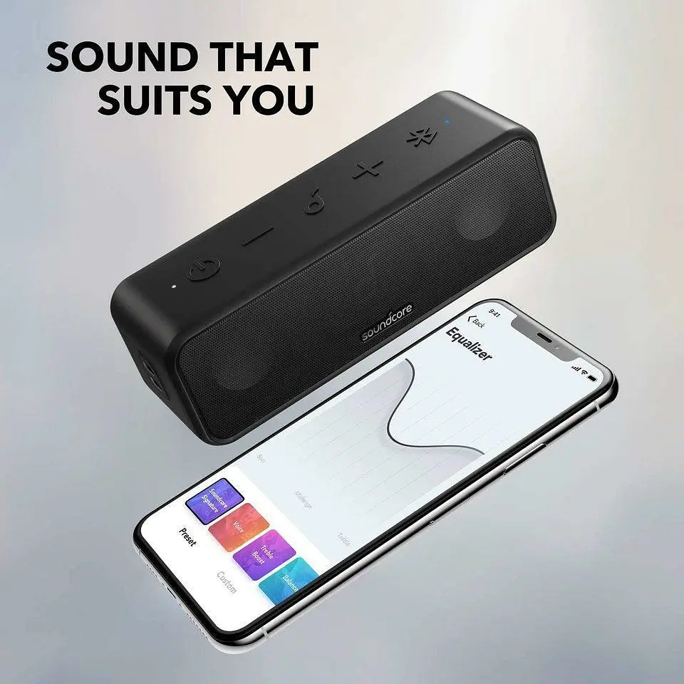 Портативна акустика Anker Soundcore 3 black 16 Вт IPX7 Bluetooth 5.0 - фото 4