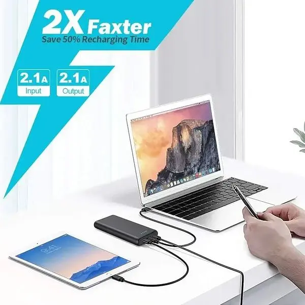 Портативний зарядний пристрій IPosible HX160Y1 24800 мА·год - фото 3