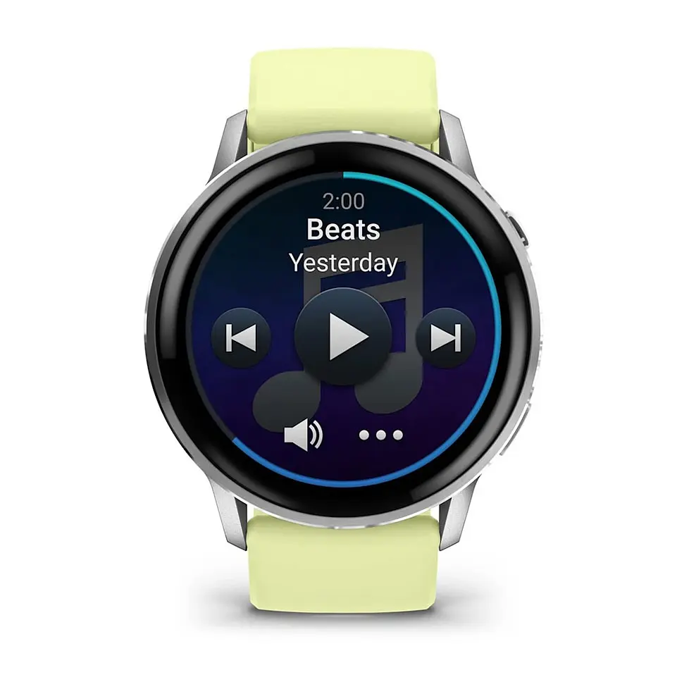Смарт-годинник Garmin Venu 4 45mm Silver Bezel with Citron Silicone Band (010-03014-02) - фото 7